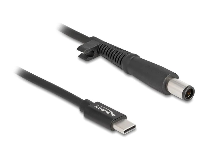 Delock Ladekabel USB-C zu HP 7.4 x 5.0 mm Stecker 1.5 m