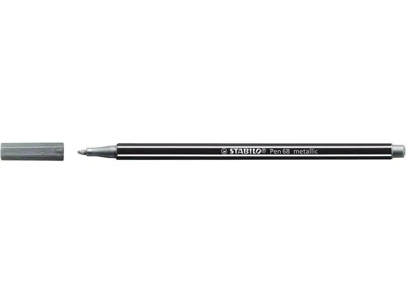 STABILO Pen 68 Silber metallic