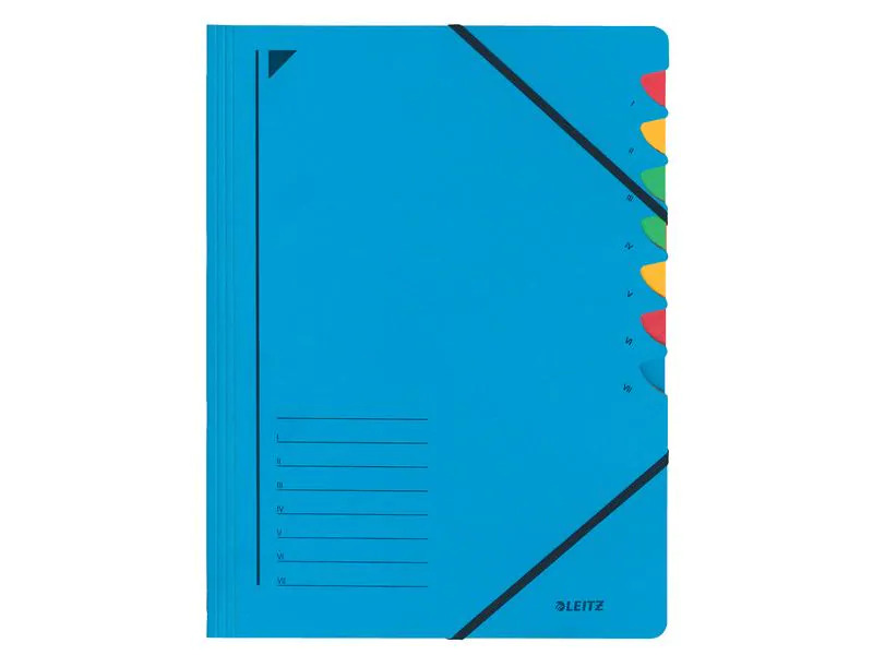 Leitz Ordnungsmappe 7-teilig, Blau