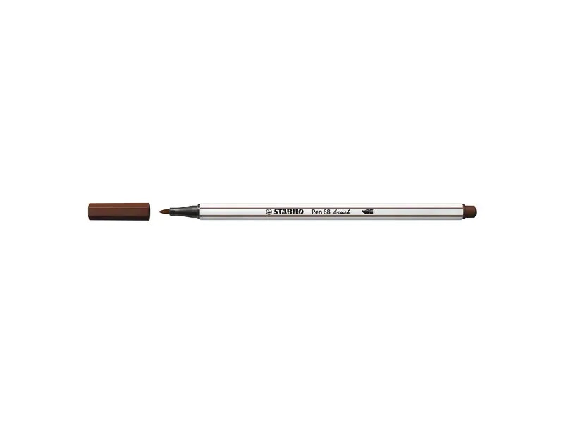 STABILO Fasermaler Pen 68 brush Braun