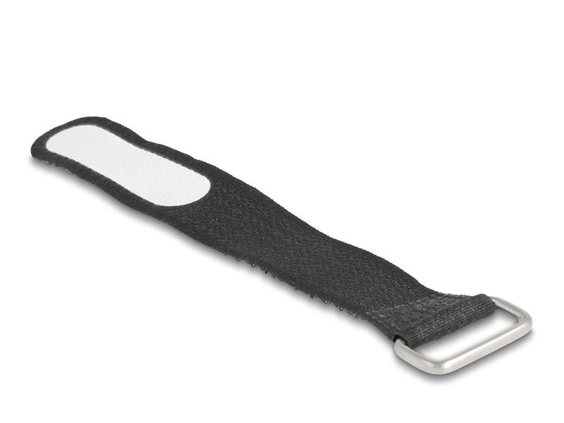 Delock Klettkabelbinder Schwarz 127 mm x 20 mm 5 Stück