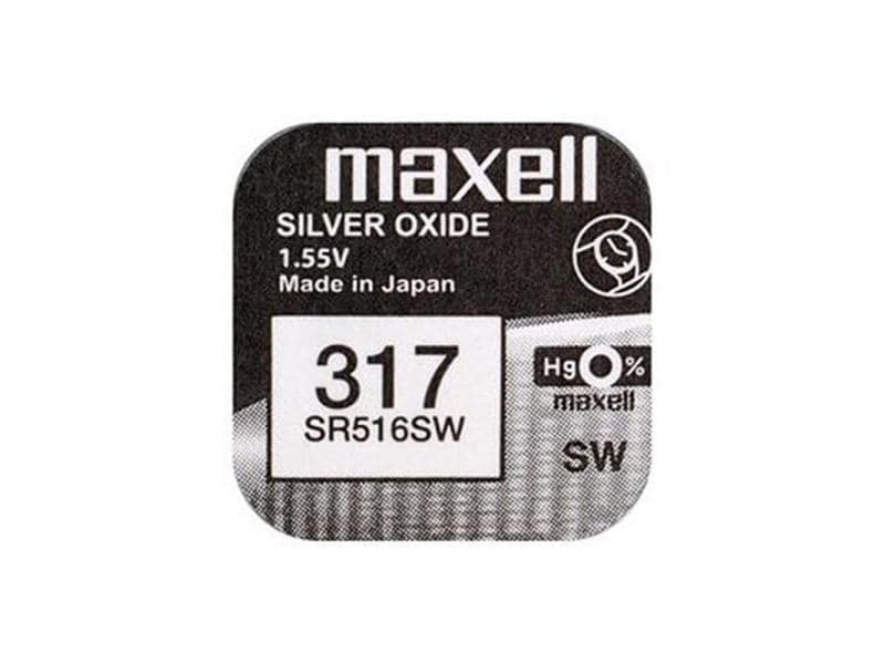 Maxell Europe LTD. Knopfzelle SR516SW 10 Stück