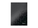 Leitz Notizbuch WOW A5, Kariert, Schwarz