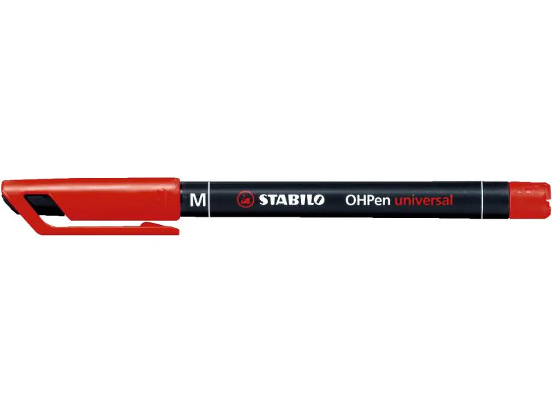 STABILO Folienstift OHPen universal M permanent, Rot