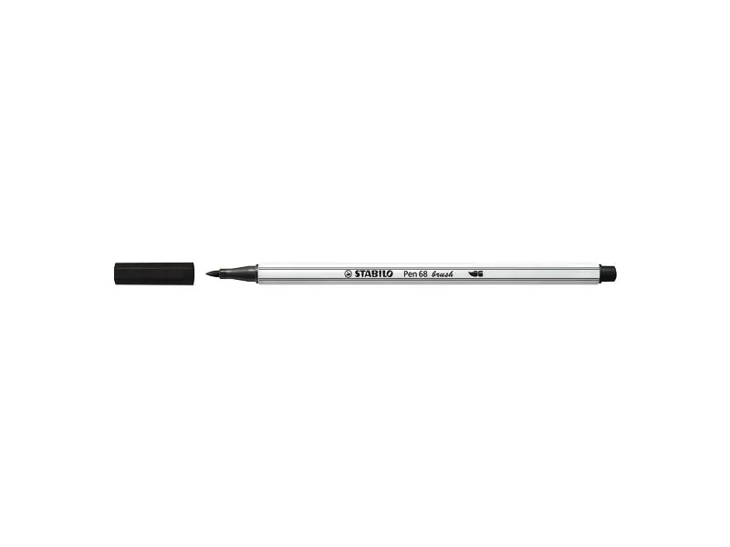 STABILO Fasermaler Pen 68 brush Schwarz