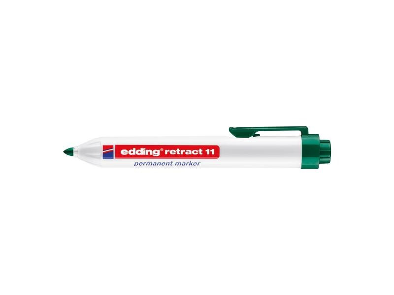 edding Permanent-Marker Retract 11 Grün