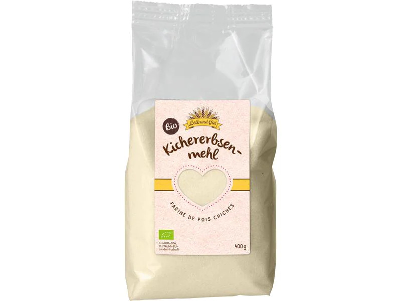 Leib und Gut Bio Kichererbsenmehl 400 g