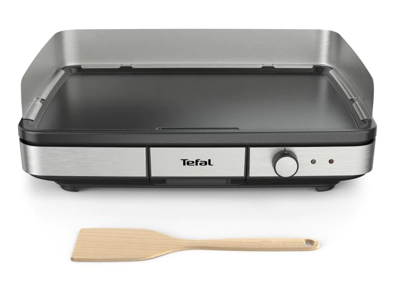 Tefal Tischgrill Maxi Plancha Schwarz/Silber