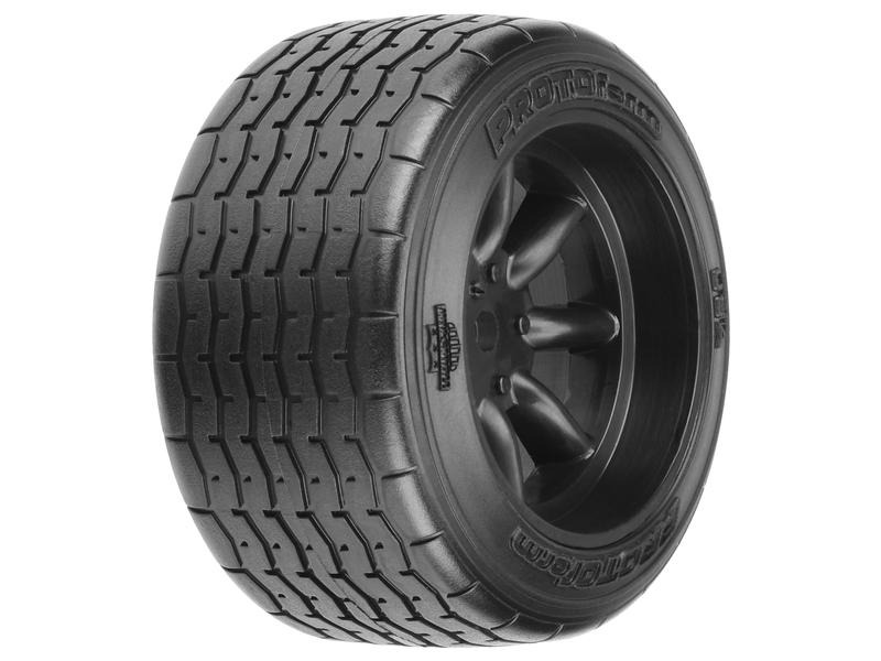 Proline Kompletträder VTA Hinten, 31 mm, 1:10, Schwarz 2 Stück