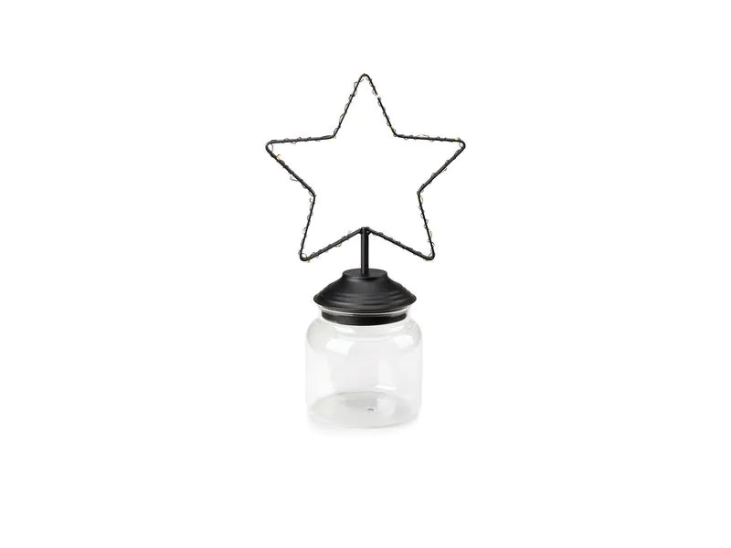 Markslöjd Guetzli-Dose Sweetie, 20 x 12 x 35 cm, mit LED-Stern