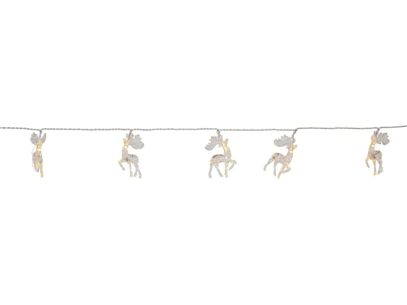 Star Trading LED-Lichterkette Izy Rentier, 10 LED, 1.35 m, Indoor