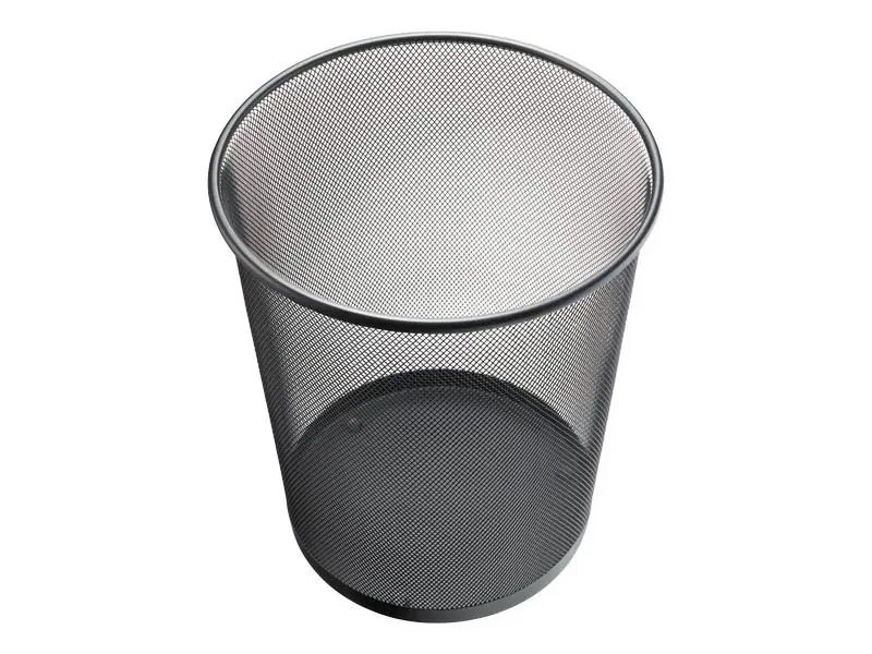 Helit Papierkorb Mesh 23 l, Schwarz