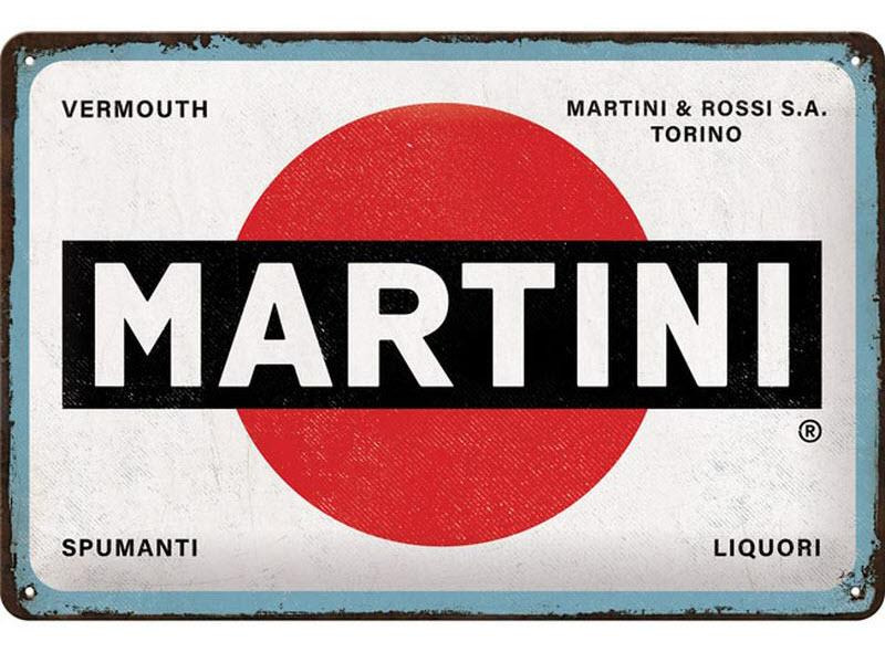 Nostalgic Art Schild Martini 20 x 30 cm, Metall