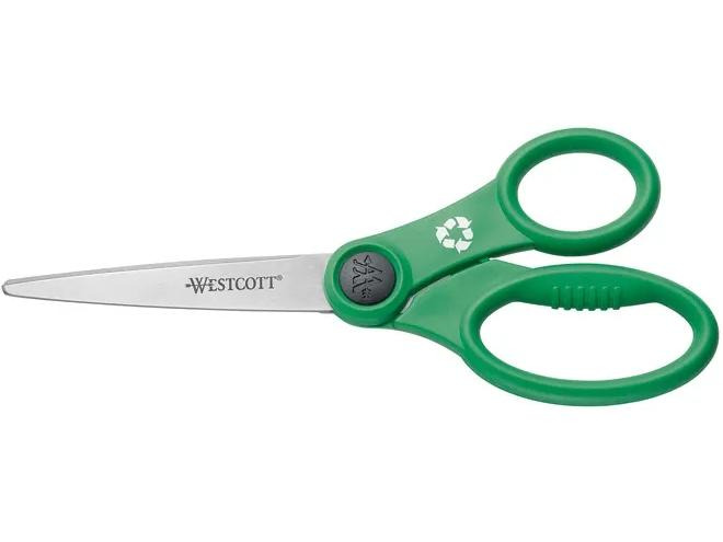 Westcott Schere Kleen Earth 13 cm, Stahl, Rechtshänder