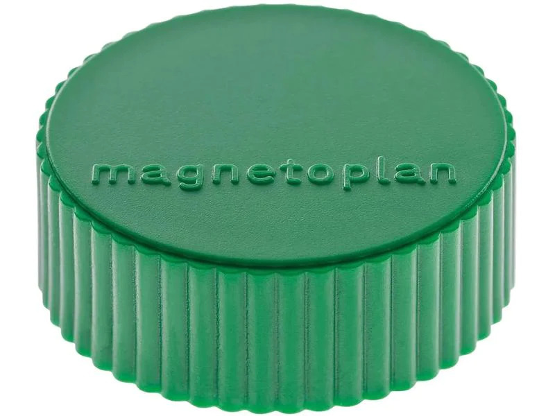 Magnetoplan Haftmagnet Discofix Magnum Ø 3.4 cm Grün, 10 Stück