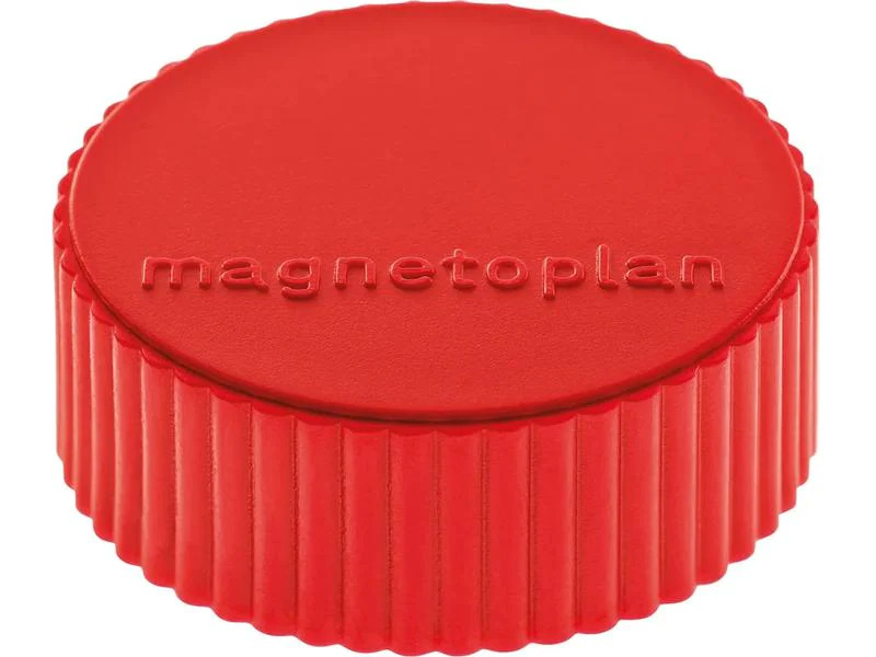 Magnetoplan Haftmagnet Discofix Magnum Ø 3.4 cm Rot, 10 Stück