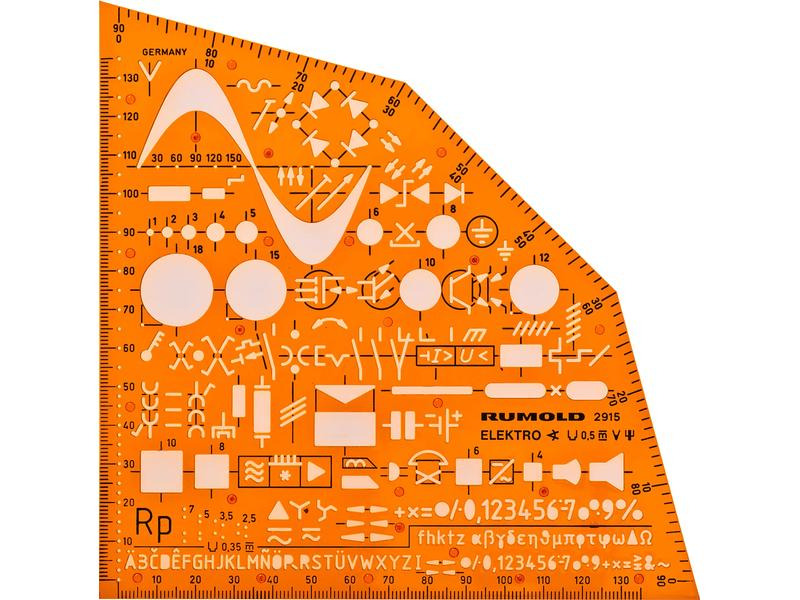 Rumold Schablone 155 x 155 mm, Elektronik