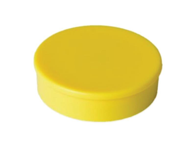 Berec Haftmagnet Ø 20 mm, 10 Stück, Gelb