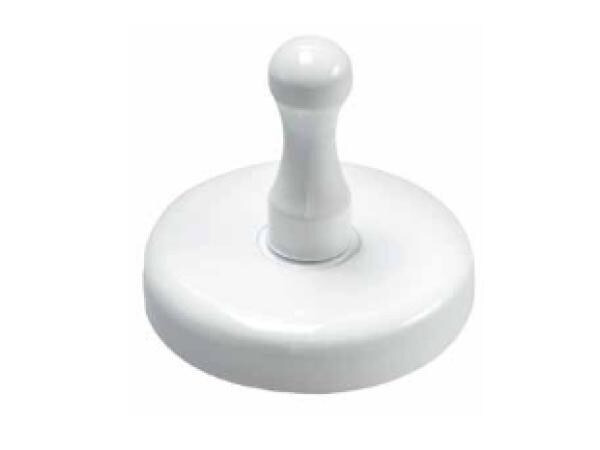 Berec Griffmagnet Ø 25 mm, 1 Stück, Weiss