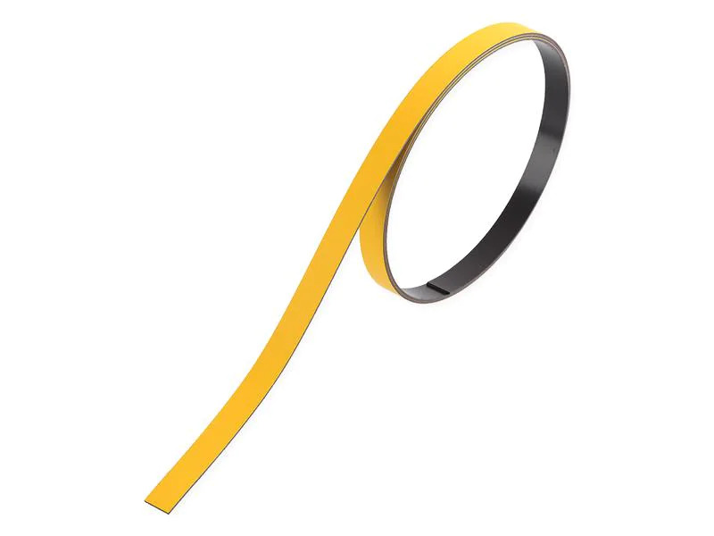 Berec Magnetband 10 mm x 1 m, Gelb