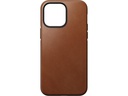 Nomad Back Cover Modern Leather iPhone 14 Pro Max Hellbraun