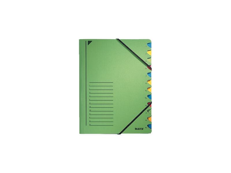 Leitz Ordnungsmappe 12-teilig, Grün