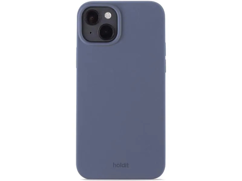 Holdit Back Cover Silicone iPhone 14 Plus Blau