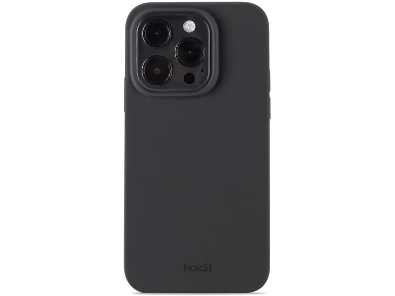 Holdit Back Cover Silicone iPhone 14 Pro Schwarz