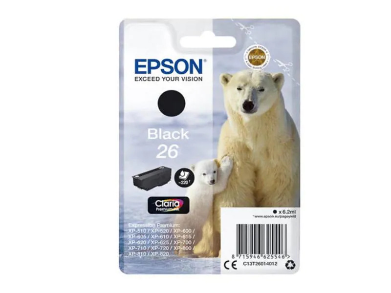 Epson Tinte T26014012 Black