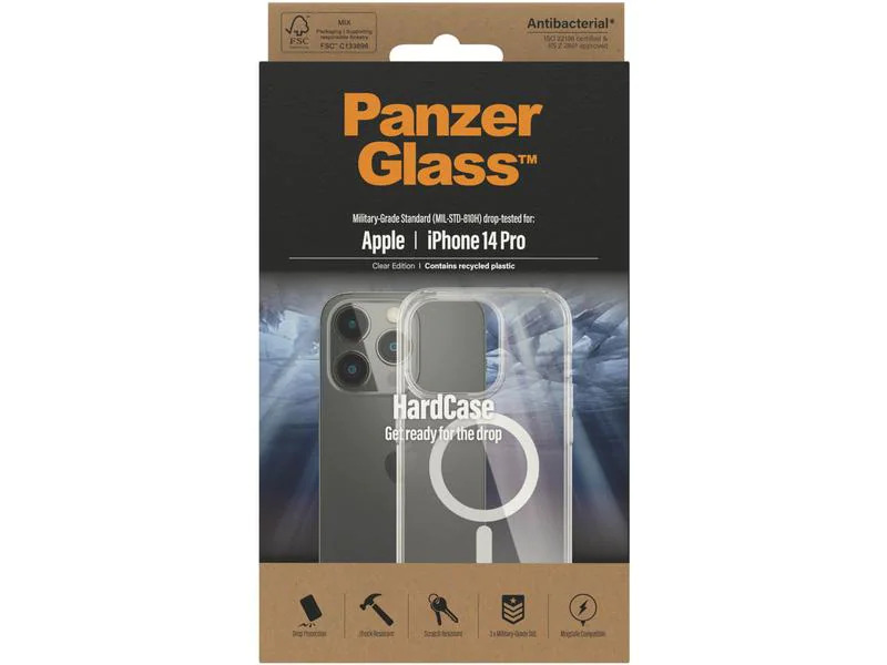 Panzerglass Back Cover Hard Case MagSafe iPhone 14 Pro Transparent