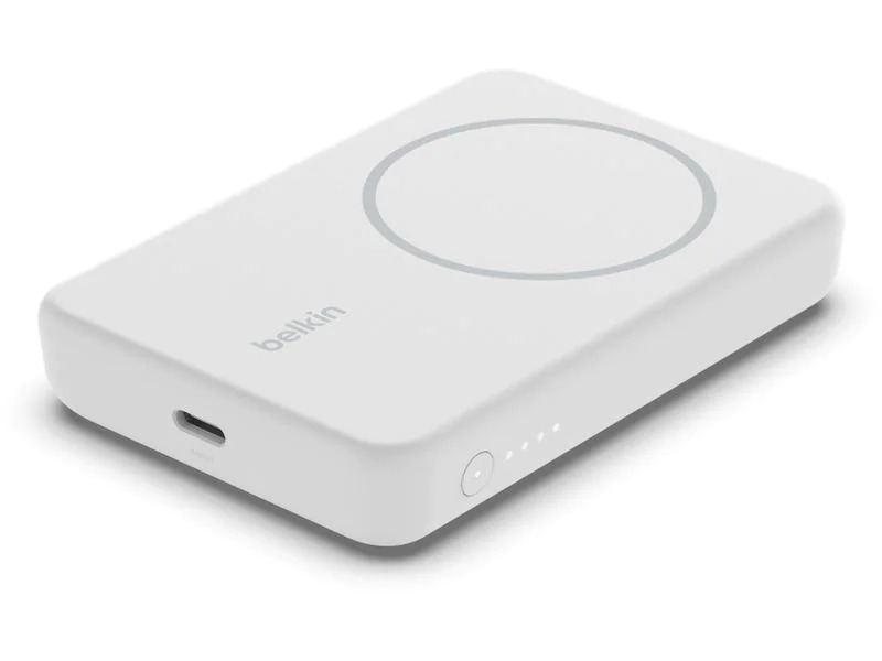 Belkin Powerbank Boost Charge kabellos 5000 mAh Weiss