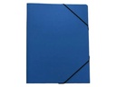 EROLA Gummibandmappe Pressspan A4 Blau, 1 Stück