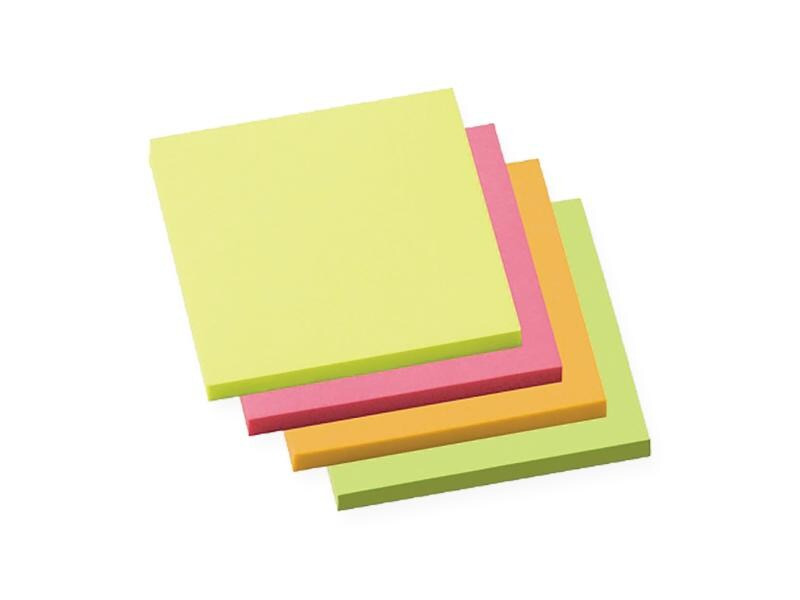 Soennecken Notizzettel 7.5 x 7.5 cm, 4 x 100 Blätter, Mehrfarbig