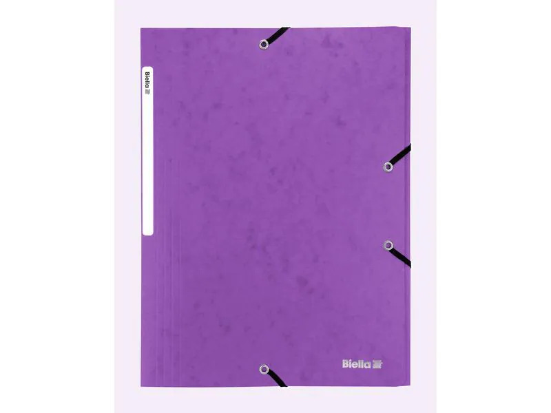 Biella Gummibandmappe A4 Karton, Violett