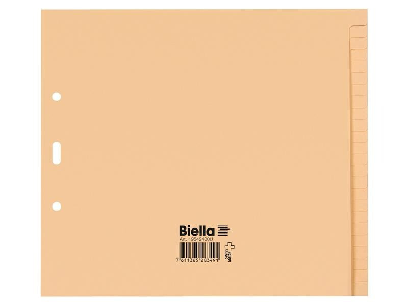 Biella Register Teildeckend, A4, 1-24