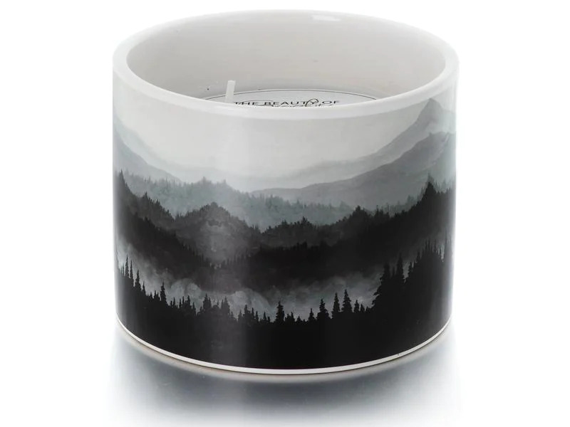 balthasar Kerze Forest 10 x 8 cm, Weiss