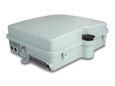 Delock LWL Verteilerbox IP65, 24 Port, Grau