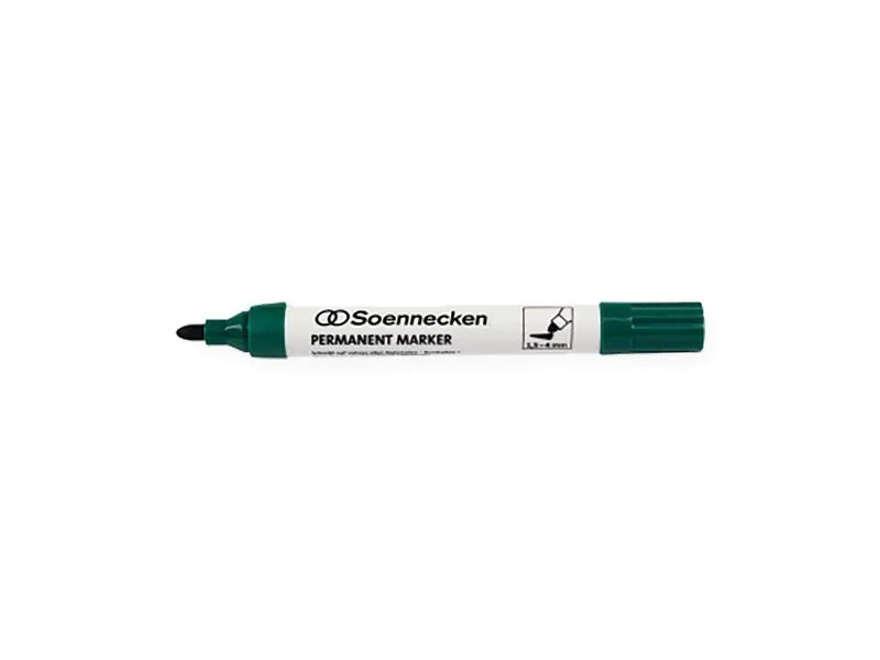 Soennecken Permanent-Marker Grün, 10 Stück