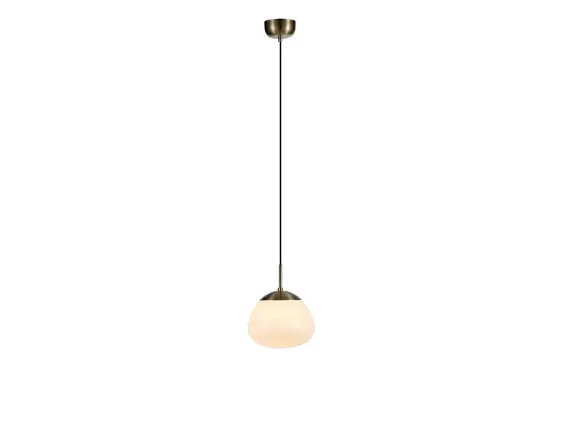 Markslöjd Pendelleuchte Rise, Ø 25 cm, E27, Antique/Weiss