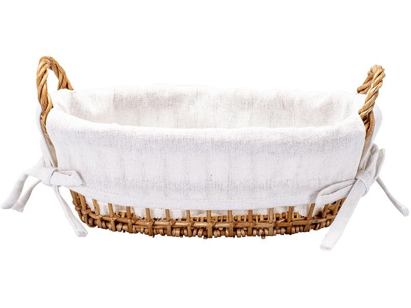 Kadastar Brotkorb Element oval, Braun/Weiss