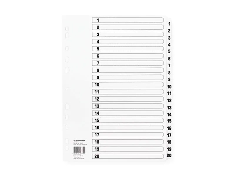 Soennecken Register 1-20