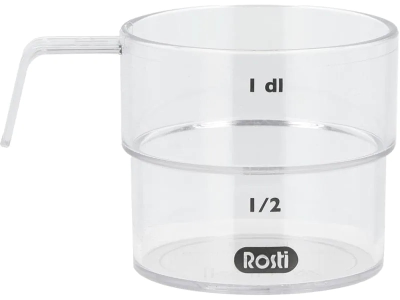 Rosti Messbecher Mensura 1 dl, Transparent