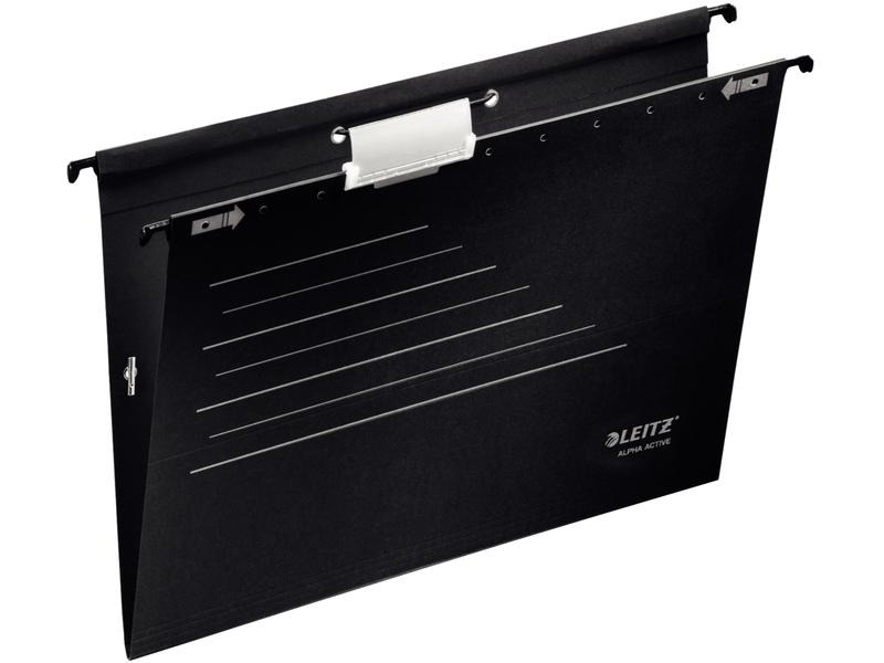 Leitz Hängeregister Alpha Active Schwarz, 5 Stück