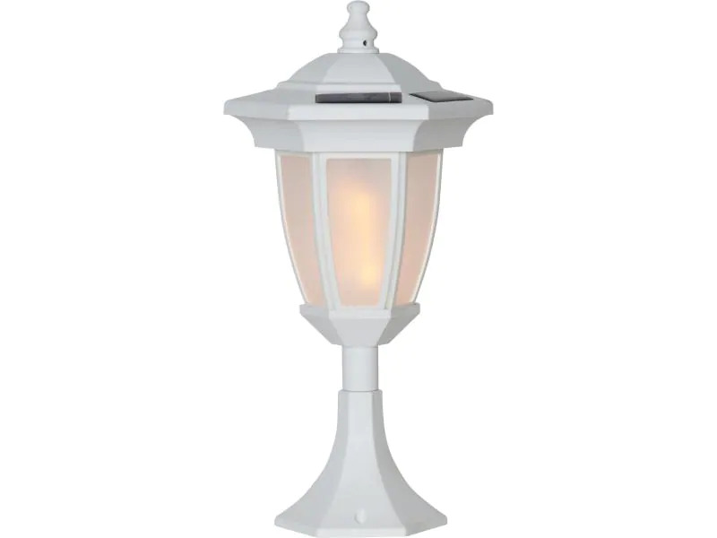 Star Trading Gartenlicht Solar Flame, Weiss