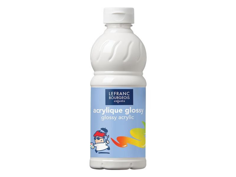 LEFRANC Acrylfarbe Glossy 500 ml, Weiss