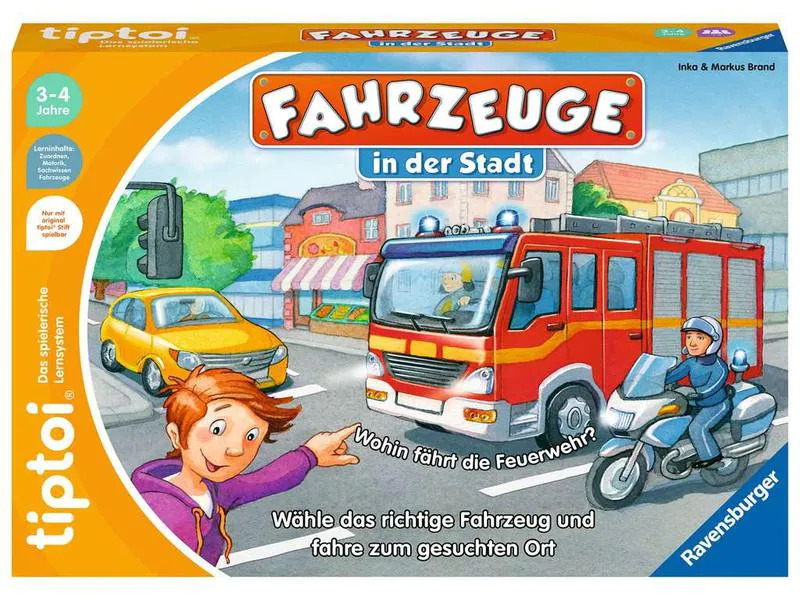 tiptoi Spiel Fahrzeuge in der Stadt