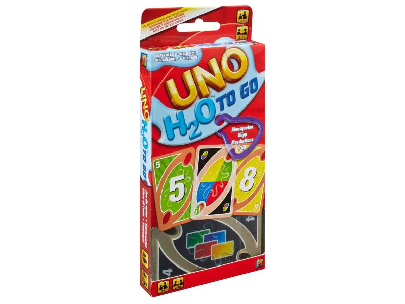 Mattel Spiele Kartenspiel UNO H2O To Go