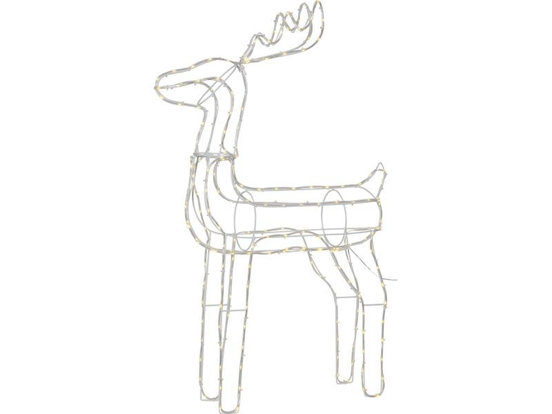Star Trading LED-Figur Silhouette Tuby Deer, 105 cm, Transparent
