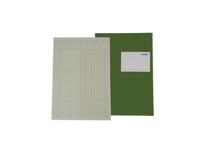 Simplex Durchschreibebuch 4 Kolonnen, 80 Blatt, Statistikbuch