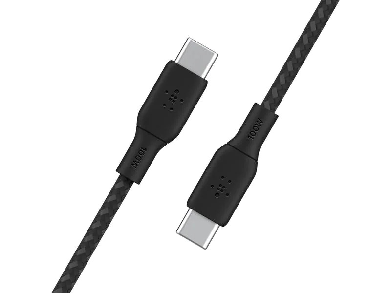Belkin USB-Kabel Boost Charge 100 W USB C - USB C 3 m Schwarz